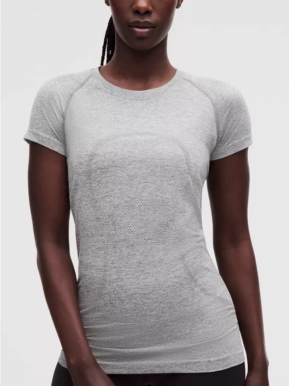 lululemon athletica Swifty Tech Light Grey Short-Sleeve Seamless Tee